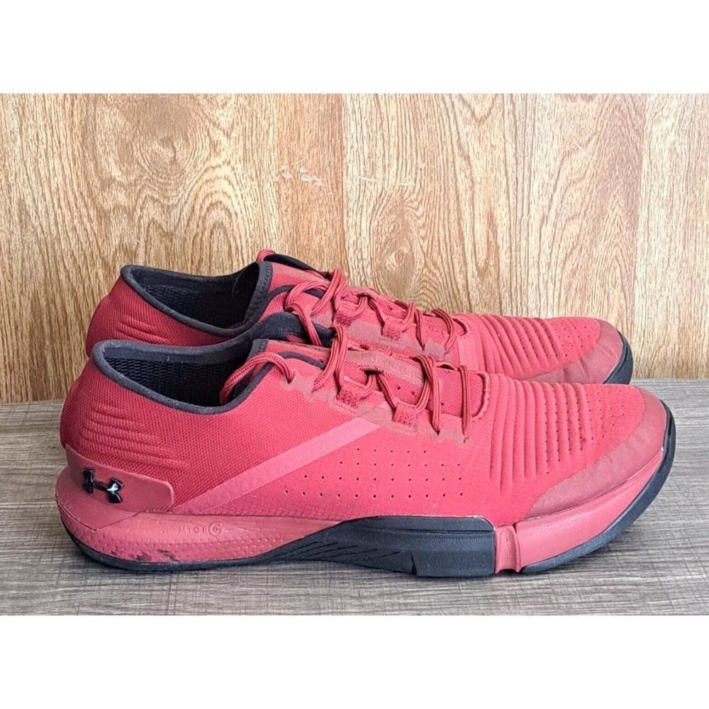Under Armour UA TriBase Reign Training Men's Shoes Size 11.5 Red/Black